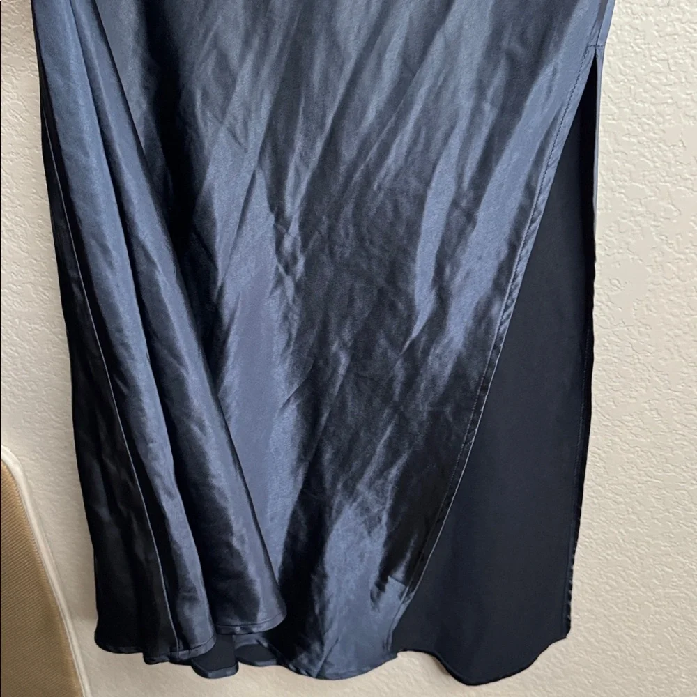 NWT Petal & Pup Ricki Maxi Dress Size Medium Navy Silky Butterfly Sleeve Wedding - Picture 8 of 12